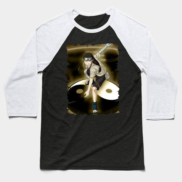 NEJI HYUGA ANIME MERCHANDISE Baseball T-Shirt by julii.draws